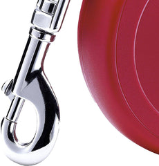 CORREA RETRACTIL CLASICA FLEXI ROJA 5 METROS - M